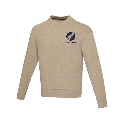 Jet унисекс Aware™ свитер с круглым вырезом из переработанных материалов - Oatmeal