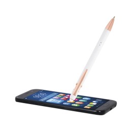 Nanna шариковая ручка с отделкой из розового золота - Белый (синие чернила)