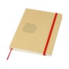 Nelida блокнот формата А5 в твердой обложке из переработанного картона - Красный