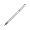 Шариковая ручка Moneta из переработанного алюминия (черные чернила) - Серебристый