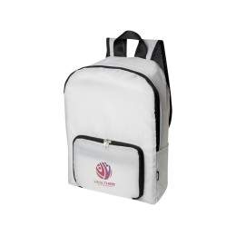 Складной рюкзак EcoFold объемом 15 л из переработанного ПЭТ-пластика - Белый