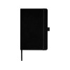 Блокнот Honua форматом A5 из переработанной бумаги с обложкой из переработанного ПЭТ, черный