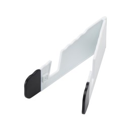 Buna складная подставка для планшета и телефона из переработанной пластмассы, белый