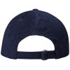 "Hutton" 6-панельная бейсболка из переработанного хлопка - Темно - синий