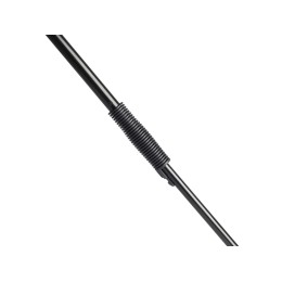 Зонт-трость 7915 Carbon» с куполом из переработанного пластика, полуавтомат, черный