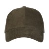 "Hutton" 6-панельная бейсболка из переработанного хлопка - Зеленый лесной
