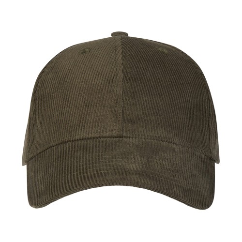 "Hutton" 6-панельная бейсболка из переработанного хлопка - Зеленый лесной