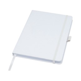 Блокнот Honua форматом A5 из переработанной бумаги с обложкой из переработанного ПЭТ, белый