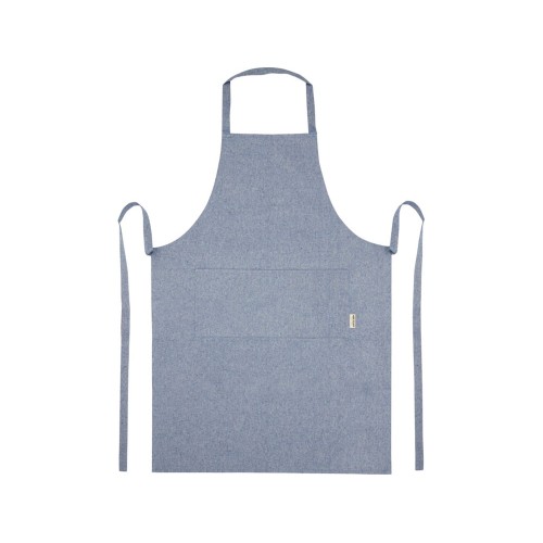 Pheebs 200 g/m2 recycled cotton apron, синий