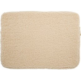 Шерпа чехол для 13-дюймового ноутбука объемом 2 л из шерпы, переработанной по стандарту GRS, бежевый