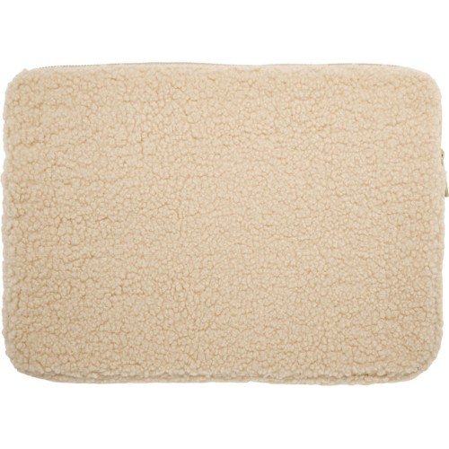 Шерпа чехол для 13-дюймового ноутбука объемом 2 л из шерпы, переработанной по стандарту GRS, бежевый