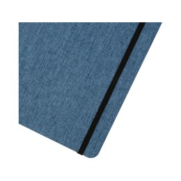 Блокнот Orin, формат А5, из переработанного ПЭТ, синий