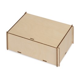 Подарочный набор с БЗУ и внешним аккумулятором «Bamboo Set», натуральный