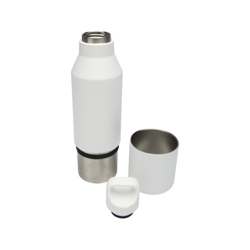Изолированная бутылка из переработанной нержавеющей стали Odessy объемом 600 мл, белый