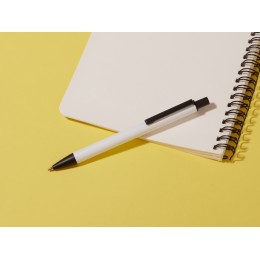 Ручка металлическая шариковая "Groove M Recy", белый