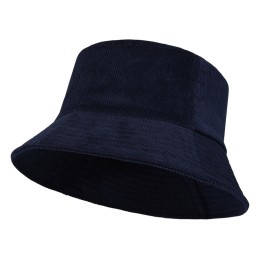 Панама "Howson" из переработанного вельвета - Темно - синий