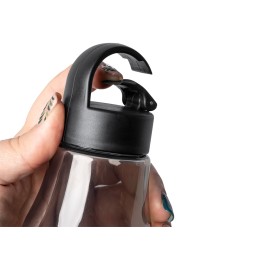 Бутылка Basti с пластиковым корпусом и пробковым дном, черный