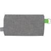 Универсальный пенал из переработанного полиэстера RPET "Holder", серый/зеленый