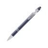 Kish шариковая ручка с серебристой отделкой - Темно - синий (синие чернила)