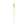 Шариковая ручка Thalaasa из океанического пластика, зеленый прозрачный/белый