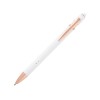 Nanna шариковая ручка с отделкой из розового золота - Белый (черные чернила)