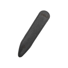 Шариковая ручка из переработанной стали и переработанной кожи "Venera", серая