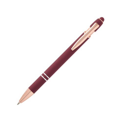Nanna шариковая ручка с отделкой из розового золота - Бургунди (синие чернила)