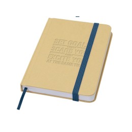 Reed блокнот формата А6 из переработанного материала в твердой обложке с простыми страницами - Синий