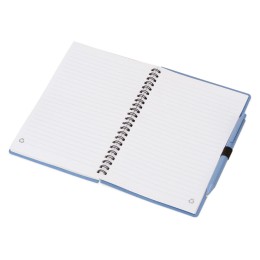 Блокнот А5 «Toledo M», синий + ручка шариковая «Pianta» из пшеничной соломы, синий