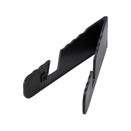 Buna складная подставка для планшета и телефона из переработанной пластмассы, черный