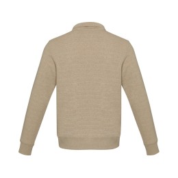 Tin унисекс-свитер с молнией на четверть из переработанных материалов Aware™ - Oatmeal