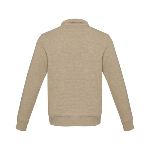 Tin унисекс-свитер с молнией на четверть из переработанных материалов Aware™ - Oatmeal