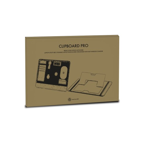 Складная подставка для ноутбука и органайзер для аксессуаров «Clipboard Pro»