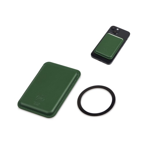 Магнитный картхолдер "Cairo", темно-зеленый