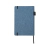 Блокнот Orin, формат А5, из переработанного ПЭТ, синий