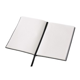 Блокнот из RPET-фетра А5 "Felt", гибкая обложка, 80 листов 70 гр/м2 белой бумаги, темно-серый