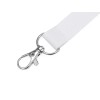 Ланъярд из RPET с карабином, белый