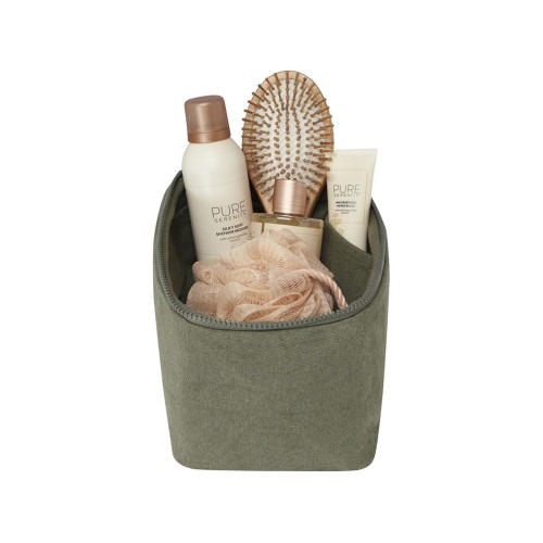 Органайзер для туалетных принадлежностей из переработанного материала Pack 500 г/м² Aware™ - Зеленый