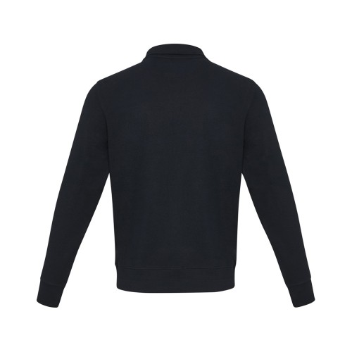 Tin унисекс-свитер с молнией на четверть из переработанных материалов Aware™ - Темно - синий