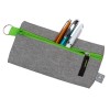 Универсальный пенал из переработанного полиэстера RPET "Holder", серый/зеленый