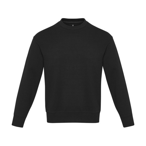 Jet унисекс Aware™ свитер с круглым вырезом из переработанных материалов - сплошной черный