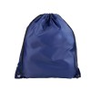 Рюкзак со шнурком Oriole из переработанного ПЭТ, темно-синий