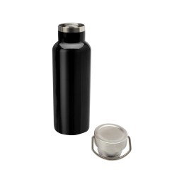 Бутылка для воды Thor из нержавеющей стали, сертифицированной по стандарту RCS, сплошной черный