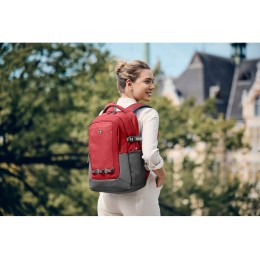 Рюкзак WENGER NEXT Ryde 16", красный/антрацит, переработанный ПЭТ/Полиэстер, 32х21х47 см, 26 л.