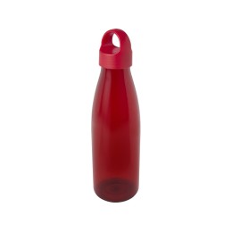 Bergen бутылка для воды объемом 800 мл из переработанной пластмассы, красный