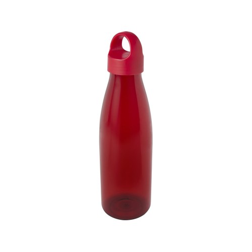 Bergen бутылка для воды объемом 800 мл из переработанной пластмассы, красный