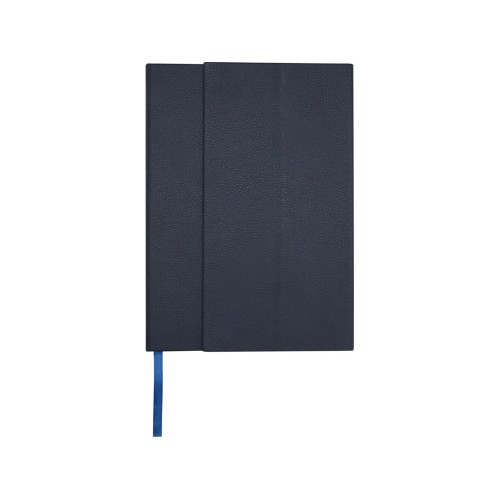 Блокнот Alejandra формата А5 с твердой обложкой из переработанной кожи - Синий
