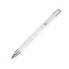 Шариковая ручка Moneta из переработанного алюминия (черные чернила) - Белый