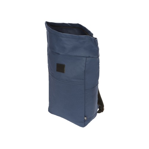 Рюкзак на липучке Vel из переработанного пластика, синий