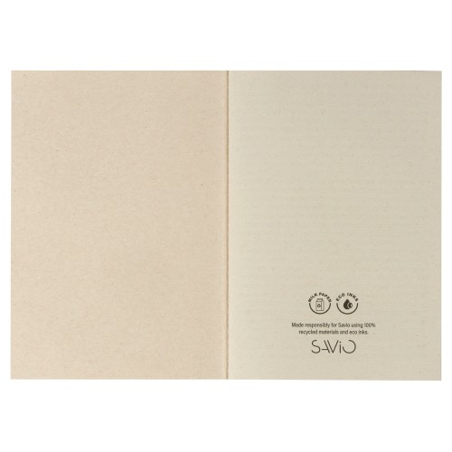 Блокнот из молочной бумаги A5 "Milknote", молочно-белый